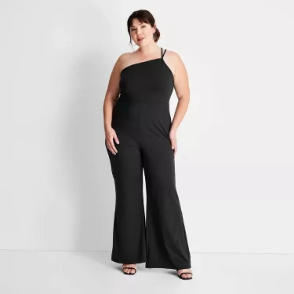 Strappy 1 Shoulder Jumpsuit: Target X Kahlana Barfield Brown 🎊🎊HOST PICK!!!!🎊 - Picture 1 of 3